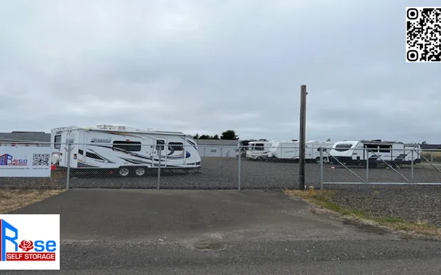 RV and boat parking at Rose Self Storage